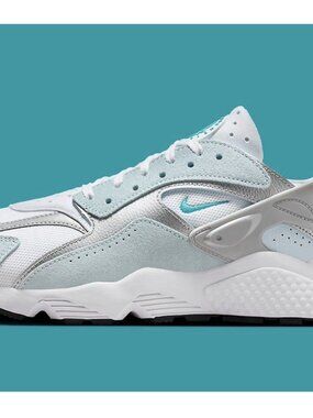 NEW Nike Air Huarache Runner White Dusty Cactus Blue DZ3306-103 Size 9.5